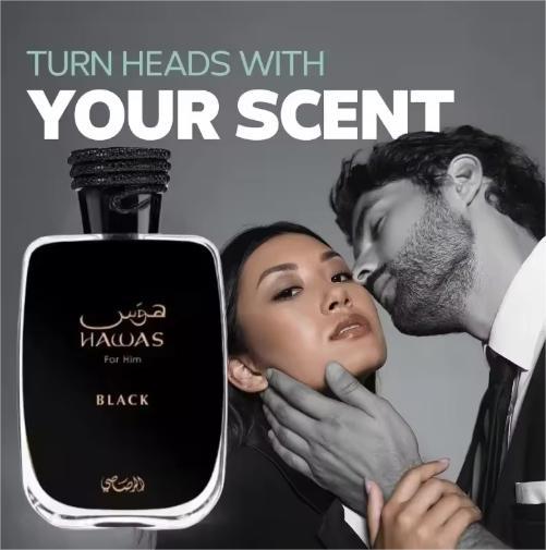 RASASI PERFUME HAWAS BLACK