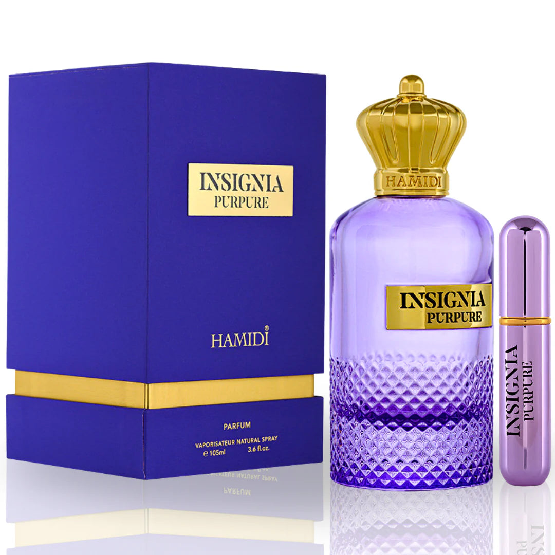 INSIGNIA PURPURE EDP Spray 105ML Un aura duradera de elegancia refinada.