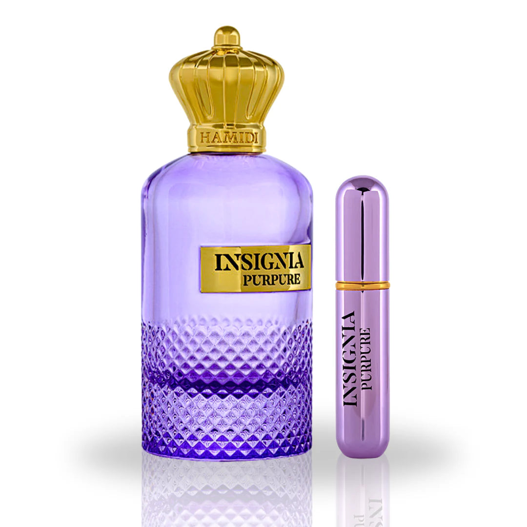 INSIGNIA PURPURE EDP Spray 105ML Un aura duradera de elegancia refinada.