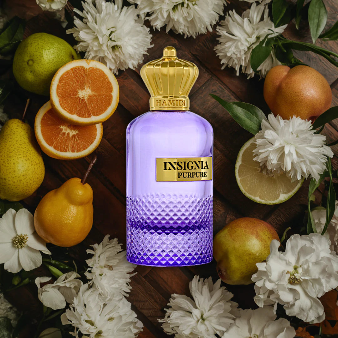 INSIGNIA PURPURE EDP Spray 105ML Un aura duradera de elegancia refinada.