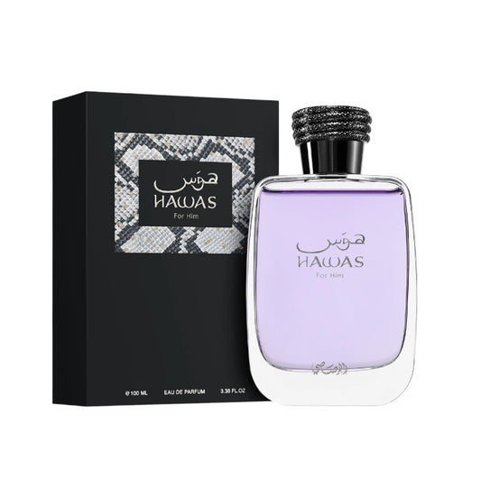 HAWAS FOR HIM Rasasi perfume HOMBRE 100ml